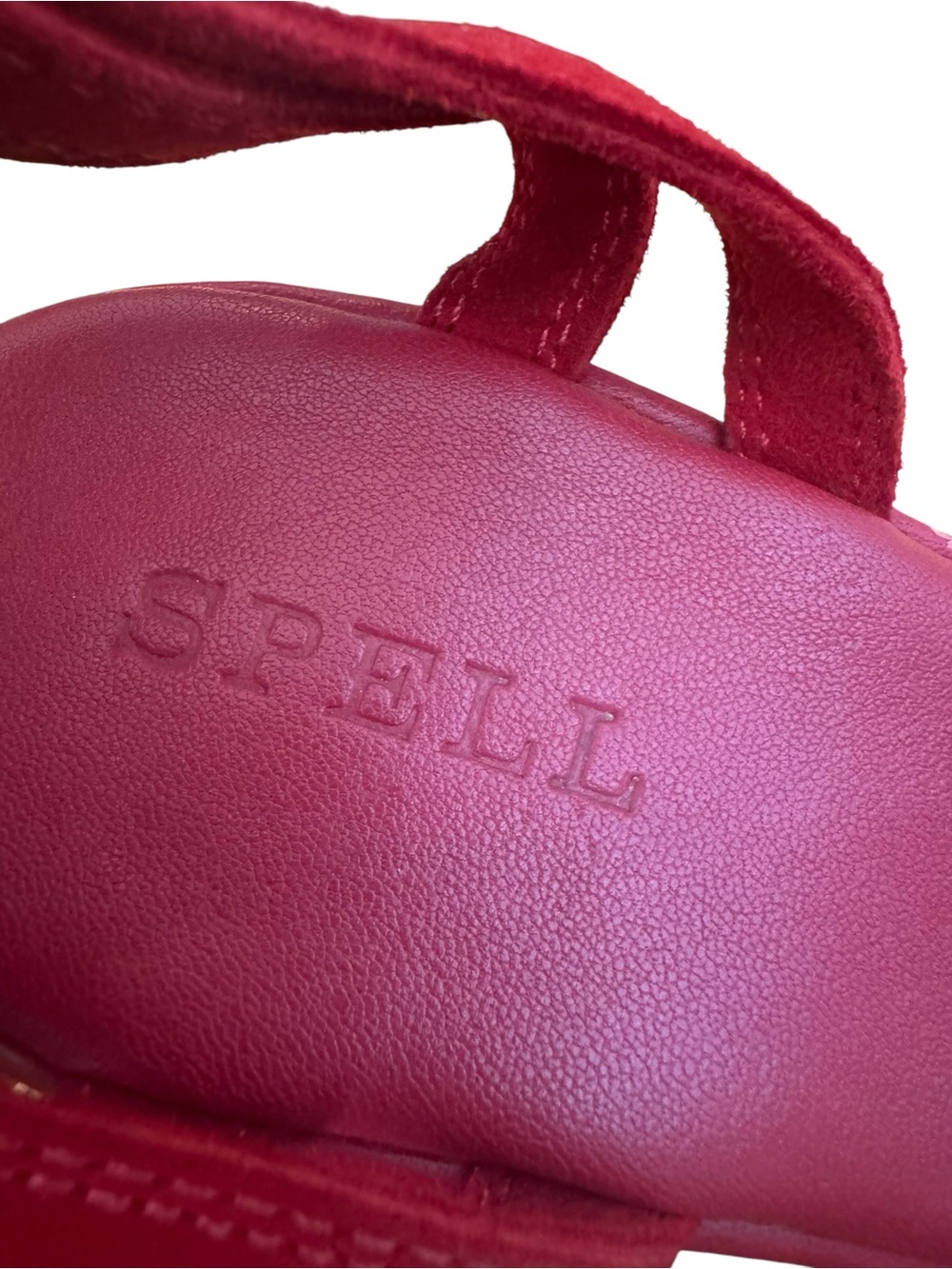SPELL CHA CHA PLATFORM SANDALS in red 37 - Picture 9 of 9